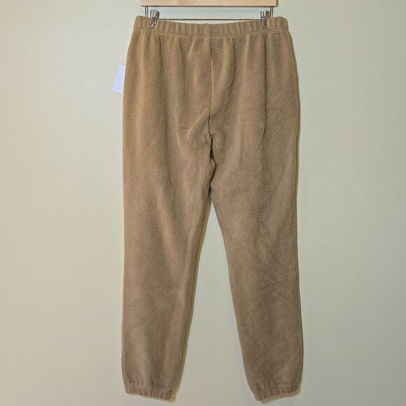 Good American Boyfriend Sherpa Fleece Sweatpants Size 3 Large Cozy Loungewear - Picture 8 of 15